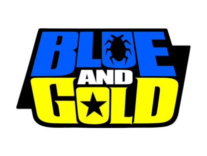 BLUE AND GOLD