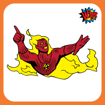 WHAMblem MARVEL HUMAN TORCH